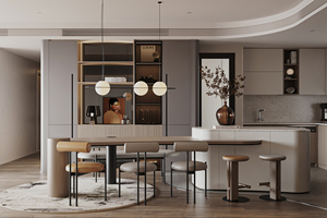 <span class=keywords><strong>Maisons</strong></span> modernes Personnalisable Peinture cuite mate Panneau plat Design Armoire de cuisine pour constructeur de <span class=keywords><strong>maisons</strong></span> neuves - Product Image 3
