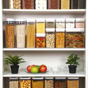 1pc Injection-Molded <b>Plastic</b> Rectangular <b>Food</b> Storage Box Freshness Preservation Eco-Friendly PE 1-3L Capacity Multifunction - Product Image 2