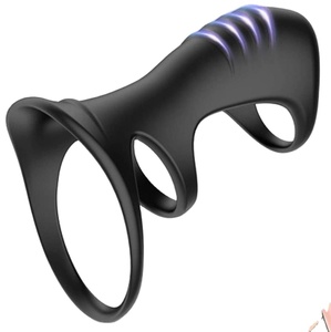 Jouets sexuels élastiques pour hommes, anneaux péniens, attaches scrotales - Product Image 1