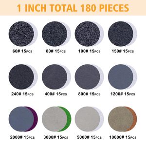 ビューティーツールメイクアップツール2インチM6スレッドラバーサンディングパッドサンディングディスクパッドフック & ループサンディングディスク用パワーアクセサリー - Product Image 2