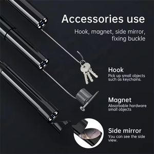 Boroscopio Portátil de 2.4 Pulgadas y 8.5 mm Full HD, Mini Cámara Industrial, Cámara de Inspección Profesional Portátil - Product Image 5