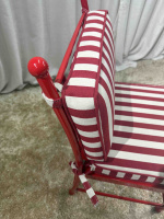 Fauteuil moderne en acier inoxydable de qualité marine, résistant à la rouille, empilable, pour jardin extérieur, avec coussins amovibles imperméables, blanc