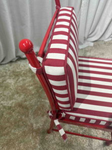 Fauteuil moderne en acier inoxydable de qualité <span class=keywords><strong>marine</strong></span>, résistant à la rouille, empilable, pour jardin extérieur, avec coussins amovibles imperméables, <span class=keywords><strong>blanc</strong></span> - Product Image 4