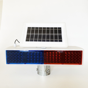 Feux de signalisation clignotants à LED solaires haute luminosité pour équipement de sécurité routière - Product Image 1