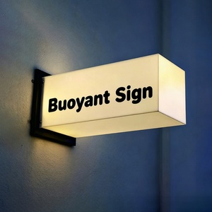Custom Solar Power <b>Led</b> <b>Light</b> <b>Box</b> Round Rectangle Square Acrylic Advertising Sign Outdoor Wall Hanging Business Logo Lightbox - Product Image 4