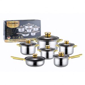 Juego de Utensilios de Cocina de 12 Piezas, Acero Inoxidable 201, Antiadherente, Juego de Ollas y Sartenes Antiadherentes, Venta Caliente de Fábrica - Product Image 6