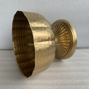 A-512 Chất Lượng Cao Khách Sạn Homestay Trang Trí Bình Vàng Kim Loại Sang Trọng Chậu Hoa Cho Đám Cưới Trang Trí Nội Thất - Product Image 6