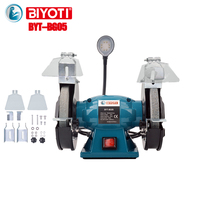 Machine à meuler électrique professionnelle BIYOTI 150W avec meules grossières et fines pour le travail des métaux, meuleuse de banc