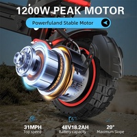 48V 1200W Yüksek Hızlı Arazi Tipi Yetişkin Katlanabilir Elektrikli Scooter (Koltuklu)