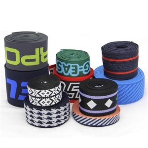 Bán buôn tùy chỉnh kích thước <span class=keywords><strong>Jacquard</strong></span> dệt dây an toàn vật liệu cao tenacity Polyester/Nylon <span class=keywords><strong>Webbing</strong></span> - Product Image 3