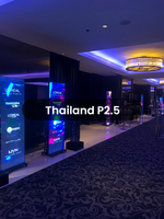Складной LED-дисплей-постер с откидным экраном, защита от влаги P1.8/P2.5, портативный, быстрая установка, высокая частота обновления