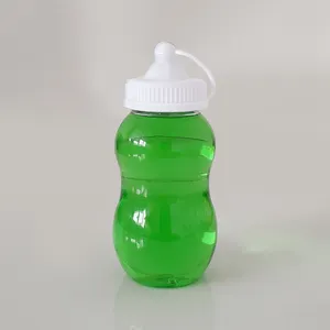 Vente en gros personnalisation en plastique PET 500ml bouteille de jus en plastique transparente vide boisson bouteilles de miel