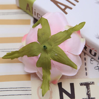 Hochwertige 9cm Durchmesser Seidenrosen-Blütenköpfe Künstliche Hochzeits- und Heim-Dekorationsblumen & Kränze für Weihnachten & Halloween