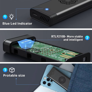 Nouvel adaptateur convertisseur USB3.1 Type-C en aluminium pour SSD M.2, boîtier de disque dur à semi-conducteurs - Product Image 6