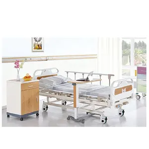 Hospital Furniture 2 Crank Manual Hospital Nursing Bed for Patients Home Care Bed