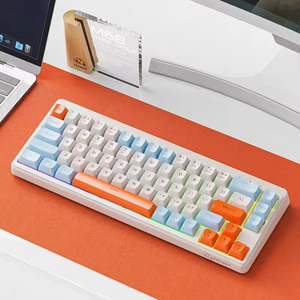 Hot Sale FreeWolf M68 Dual-mode Wireless Silent PBT Ball Cap Game E-sports Office Mechanical Keyboard - Product Image 6