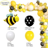 Kit de guirlande de ballons jaunes, guirlande de ballons jaunes, jaunes et dorés pour les fêtes d'anniversaire, les mariages