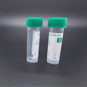 Yüksek kaliteli tek kullanımlık olmayan vakumlu kan toplama tüp 5ml kan toplama tüpü Edta plastik Edta K3 kan toplama tüpü - Product Image 4