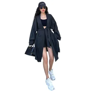 SAMDEN custom wholesale Hot Sale fashion cheap korean stylish ladies women overcoat