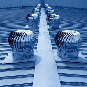 Ventilateur de toit à turbine pour évacuation sans alimentation électrique, extracteur industriel en alliage d'aluminium - Product Image 2