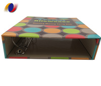 Classeur à 3 anneaux personnalisé classeur de bureau en papier carton impression reliure à anneaux avec couverture rigide livre fantaisie en papier d'art offset