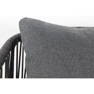 Ensemble de canapés de jardin en aluminium au design moderne, 4 pièces, portable et écologique, mobilier de salle à manger d'extérieur pour hôtel et entrée - Product Image 3