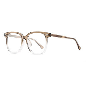 Gafas rectangulares sin receta Tr90 para mujer, protección contra luz azul, lentes planas, ancho de montura medio, nariz estándar - Product Image 4