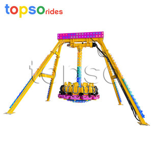Công viên Rides funfair ngoài trời <span class=keywords><strong>Frisbee</strong></span> Rides 12 chỗ ngồi hàng đầu ổ đĩa con lắc đi xe để bán - Product Image 2