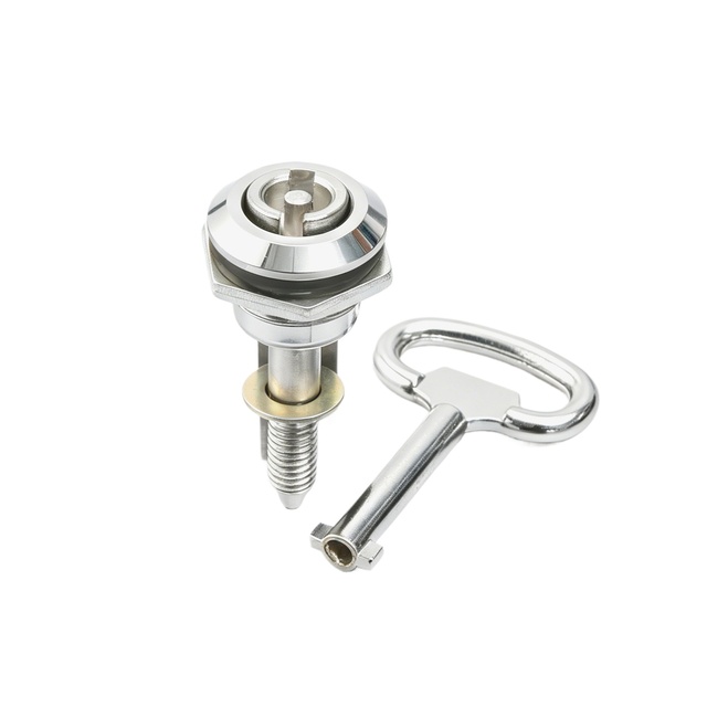 Cam Lock Zinc Alloy Smart Lock Hidden Cabinet Door Lock Silver Mini Type
