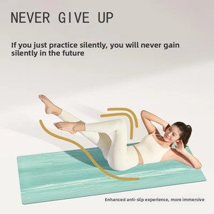 Tapis de <span class=keywords><strong>yoga</strong></span> professionnel en caoutchouc naturel 3 mm antidérapant pour <span class=keywords><strong>alignement</strong></span> en studio haut de gamme – Écologique, absorbant la transpiration, soutien myofascial - Product Image 3