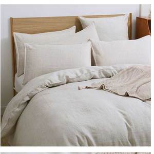 Французский чистый лен, четыре комплекта, летний Простой чистый цвет, светлый роскошный цвет, на заказ - Product Image 6