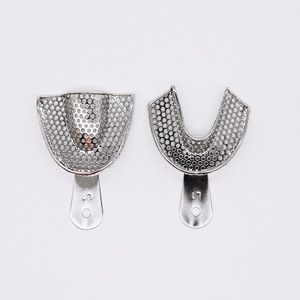 Plateau d'impression dentaire en acier inoxydable autoclavable Porte-dent supérieur et inférieur à alimentation manuelle Instruments chirurgicaux manuels - Product Image 5