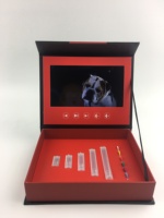 Boîte à musique publicitaire LCD 5 et 7 pouces à lecture automatique, présentoir cosmétique, boîte cadeau vidéo, boîte à montres