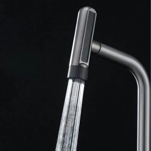 Robinet de cuisine 35 mm en acier inoxydable, mitigeur extractible, eau chaude et froide, pour évier et lave-vaisselle - Product Image 3