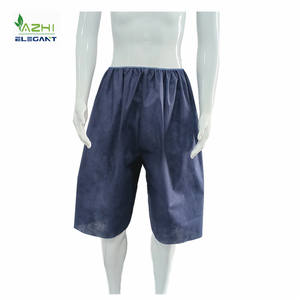 Медицинские брюки для пациентов унисекс полипропиленовые нетканые штаны для эндоскопии одноразовые колоноскопические шорты для осмотра - Product Image 2