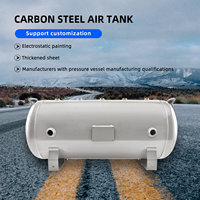 Réservoir d'air de 125 L en acier au carbone, réservoir d'eau, réservoir de stockage d'air comprimé pour équipement de beauté, générateurs d'impulsions de choc