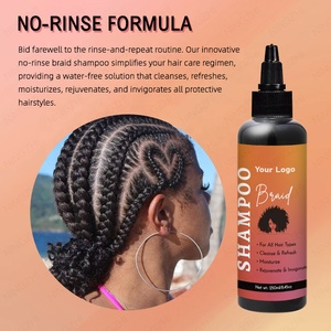 Custom Package No Rinse for Locs Twists Weaves Invigorate <strong>s</strong> Braid <strong>Shampoo</strong> - Product Image 3