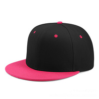 Gorra de Béisbol con Visera Plana Clásica Snapback, Lisa, con Borde Ajustable, de Copa Alta, Color de Moda, Tono Liso y Logotipo Personalizado