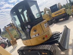 Excavatrice d'occasion japonaise version premium 3ton Machinery Mini Excavadora CAT303.5E Hydraulique sur chenilles avec lame - Product Image 4