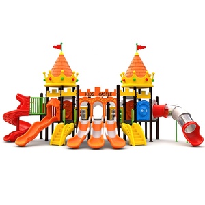 Aire de jeux modulaire pour enfants en plein air avec toboggan et structure d'escalade pour la rénovation de parcs municipaux - Product Image 3