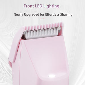 <span class=keywords><strong>Rasoir</strong></span> électrique pour femmes 3 en 1, imperméable, avec tête de rasage remplaçable, épilateur, tondeuse pour bikini, avec base de charge - Product Image 4
