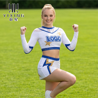 Nouveaux uniformes de cheerleading pour jeunes et femmes, tailles disponibles, fabrication sous marque privée pour les distributeurs mondiaux