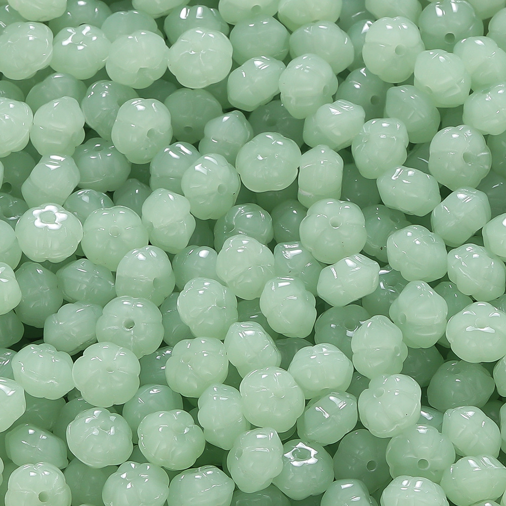 Mini citrouilles (9,5*10 mm, diamètre du trou 1,1 mm) - 10 paquets