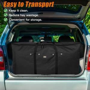 Échantillon gratuit Sacs de transport pour balles de foin de grande capacité personnalisés pour chevaux et bétail Sac de stockage pour foin et herbe - Product Image 6