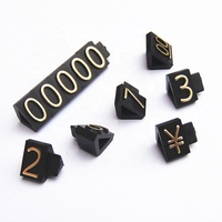 10*7 réglable numéro prix Cube étiquettes bijoux montre boutique petit prix signe titulaire étiquette carte présentoir