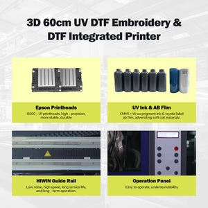 Imprimante UV DTF multifonction tout-en-un Krinshen Impresora imprimante UV DTF 3D haute vitesse pour broderie textile - Product Image 5