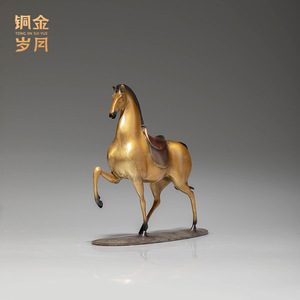 Figura de Caballo de Latón Hecha a Mano, Decoración Artística para el Hogar, Regalo para la Inauguración de una Casa - Product Image 4