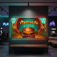 FRO Fortune 100 Carte de jeu PCB à écran unique pour machine de boxe, jeux électroniques à monnayeur en anglais, 5 rouleaux, 243 modes
