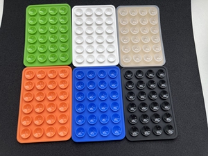 Универсальный кожаный чехол с завода, силиконовая присоска для мобильного телефона, квадратная односторонняя 12 зернистая присоска, автомобильный держатель - Product Image 4