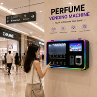 Dispensador de Perfume con Lector de Tarjetas Nayax, Montaje en Pared, QR, Monedas, LED RGB, Autoservicio, para Venta Minorista